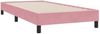 vidaXL Bettgestell ohne Matratze, Stoff Rosa, 80x210 cm Bild 2