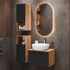 Planetmöbel Badmöbel-Set ASTRA Waschtischunterschrank 60 cm mit Midischrank, (Waschbeckenunterschrank, 3-St, Badmöbel Set), Badezimmer Möbel im modernen Design Bild 2
