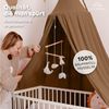 lilimaus Betthimmel Baldachin Betthimmel Kinderzimmer aus 100% Musselin Baumwolle (1-tlg), Großer Musselin Baldachin aus 100% Baumwolle, handgenäht Bild 2