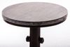 Stehtisch THEA rund - 39x39x79cm, Holz, Bronze | Hoher Tisch Bartisch Bistrotisch hoch Bild 2