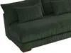 Vente-unique - SPERONE Sofa SamtStoff Grün - B 275 cm x H 85 cm x L 275 cm Bild 4