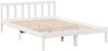 vidaXL Massivholzbett Extra Lang ohne Matratze Weiß 140x210 Kieferholz 852435 Bild 3