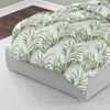 BIERBAUM Bettwäsche Bettwäsche Bierbaum Mako Satin 4131-30 Blätter Grün Beige 135x200, Mako Satin, 2 teilig Bild 3
