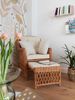 Home affaire Rattanstuhl, Handarbeit, Maße (B/T/H): (67/75/91) Bild 2