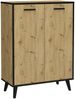 Kommode PLAU Schuhschrank Artisan Eiche ca. 15 Paar Schuhe ca. 69 x 94 x 33 cm Bild 2