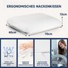 Kopfkissen Kopfkissen, Ergonomisches Memory Foam Kissen, Nackenkissen, Kissen 70 x 40 x 12cm Bild 2