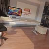Rheinland Möbel Statio Schreibtisch 200x100 cm höhenverstellbar ±10 mm in Eiche – XXL-Bürotisch für Führungsebene & Konferenzräume, C-Fuß, Kabelwanne, einfache Montage, FSC® zertifiziert Bild 4