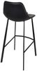 Barhocker FRANKY Kunstleder Vintage schwarz von DutchBone Bild 4