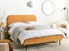 Bett mit Lattenrost Cord FLAYAT 140 x 200 cm Orange Bild 3