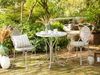 Beliani 'CILENTO' Gartentisch, Metall Grau Bild 3