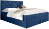 99rooms Umbro Boxspringbett 200x200 cm Velours MONOLITH Dunkelblau Bild 2