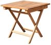 Klapptisch Ela Bistrotisch Beistelltisch Quadratisch Teak Gartenmöbel 50x50x50cm Bild 4