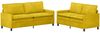vidaXL Sofa Set 2 pcs Gelb Samt 3417151 Bild 2