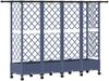 vidaXL Hochbeet mit Rankgitter und Dach Grau 202,5 x 40 x 127 cm PP 3423162 Bild 5