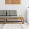 vidaXL Outdoor Endsofa mit Kissen Natur 115 x 83 x 73 cm 900553 Bild 1