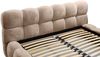 Polsterbett Bett AURELIA 160x200cm Komplettset in Stoff Aprodite Beige Bild 3
