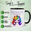 Momentals Tasse Abschied – „So ein geiles Team wie uns“ – Abschiedsgeschenk Kollegen, Gratis Versand · Links-&Rechtshänder · Spülmaschinenfest Bild 2