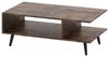 COSTWAY Couchtisch (1-St), mit Stauraum, 2 stufiger Wohnzimmertisch Holz 80x45x30cm Bild 4