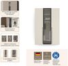 rauch Kleiderschrank Schrank Garderobe SKAT SHINE Breiten 151/201/251/301cm, Höhe 223/235cm (3 verschiedene Ausstattungen BASIC/CLASSIC/PREMIUM (inkl. SOFT-CLOSE) edle Schrankfront mit hochwertigen Glasrahmentüren MADE IN GERMANY Bild 3