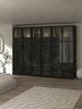 rauch Kleiderschrank Schrank Garderobe SKAT SHINE Breiten 151/201/251/301cm, Höhe 223/235cm (3 verschiedene Ausstattungen BASIC/CLASSIC/PREMIUM (inkl. SOFT-CLOSE) edle Schrankfront mit hochwertigen Glasrahmentüren MADE IN GERMANY Bild 2