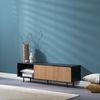 Bronx71 TV-Schrank Ray schwarz / Eiche hell 150 cm Bild 5
