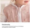 Ehrenkind Babyschlafsack aus Musselin, Premium Schlafsack mit Füßen (Standard by OEKO-TEX, 100% Bio-Baumwolle, Musselin Schlafsack, 1.0 TOG), Schlafsack Baby, Baby Schlafsack Bild 3