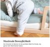 Ehrenkind Babyschlafsack aus Musselin, Premium Schlafsack mit Füßen (Standard by OEKO-TEX, 100% Bio-Baumwolle, Musselin Schlafsack, 1.0 TOG), Schlafsack Baby, Baby Schlafsack Bild 2