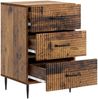 vidaXL Nachttisch Altholz 43 x 41 x 66,5 cm Holzwerkstoff 894793 Bild 3