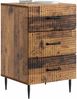 vidaXL Nachttisch Altholz 43 x 41 x 66,5 cm Holzwerkstoff 894793 Bild 2