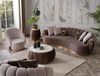 Runder Couchtisch Polster Tisch mit runden Tischplatte Couchtische Tische Möbel Bild 5