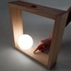 Fabas Luce 3669-30-215 Tischleuchte Kark eichenholz mit Touchdimmer Bild 4