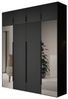 Compleo Drehtürenschrank Kleiderschrank mit Aufsatz, Hochschrank, Spiegelschrank STELLS Bild 4