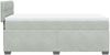 vidaXL Boxspringbett mit Matratze Hellgrau 80x200 cm Samt 3286168 Bild 5