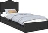 vidaXL Aufbewahrungsbett Verstellbar Schwarz 70 x 190 cm Holzwerkstoff 3413556 Bild 2