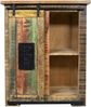 Sideboard Kommode mit Holzrolltür Mango massiv vielfarbig 75 x 90 x 36 cm LIBRO 134901707 Bild 2