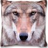 Bestlivings Kissenbezug Fotodruck Motiv in 40x40 cm, Flauschig weiche Kissen-Hülle in vielen Motiven erhältlich ( Design: Wolf ) Bild 2