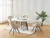 Vente-unique - FIRELA Esstisch Holz, Platte SchwarzWeiß - B 110 cm x H 76 cm x L 260 cm210 cm160 cm110 cm Bild 3