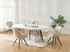Vente-unique - FIRELA Esstisch Holz, Platte SchwarzWeiß - B 110 cm x H 76 cm x L 260 cm210 cm160 cm110 cm Bild 4