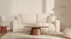 Vente-unique - ISSORO Sofa Stoff Beige - B 107 cm x H 107 cm x L 252 cm Bild 1
