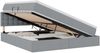 vidaXL LED-Speicherbett mit Matratze Hellgrau 180 x 200 cm Stoff 3371286 Bild 2