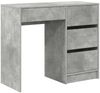 vidaXL Schreibtisch Beton Grau 90 x 37,5 x 75 cm Holzwerkstoff 869493 Bild 2