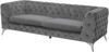 3-Sitzer Sofa Samtstoff grau SOTRA Bild 4