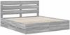 vidaXL Bettrahmen Graues Sonoma 180 x 200 cm Ingenieurs Holz 3411817 Bild 4