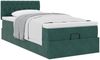 vidaXL Ottoman-Bett mit Matratze Dunkelgrün 90x200 cm Samt 3311822 Bild 5