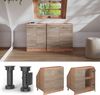 Dachschrägenschrank Rion Sonoma 80 x 81.6 cm mit 2 Türen, Schrankkorpus 60 cm Tiefe Vicco Bild 5