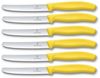 Victorinox | Tafelmesser Set | 6-teilig | Swiss Classic Serie | gelbe Griffe | langlebig & spülmaschinenfest | ideal für präzises Schneiden im Alltag Bild 3
