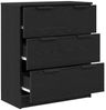 vidaXL Sideboard Schwarz Eichen-Optik 60 x 30 x 70 cm Holzwerkstoff 862087 Bild 5