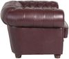 Bridgeport Sessel Wischleder Rot Buche Nussbaumfarben Bild 2