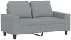 vidaXL 2-Sitzer-Sofa Hellgrau 120 cm Stoff 359383 Bild 2