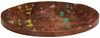 vidaXL Tischplatte Ø 50x2,5 cm Rund Altholz Massiv 370021 Bild 4